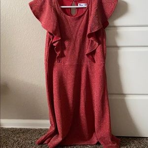 Kids epic threads red sparkly dress.